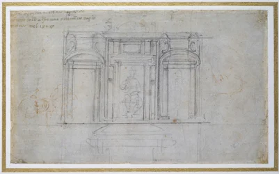 Étude du niveau supérieur du tombeau des Médicis, vers 1520